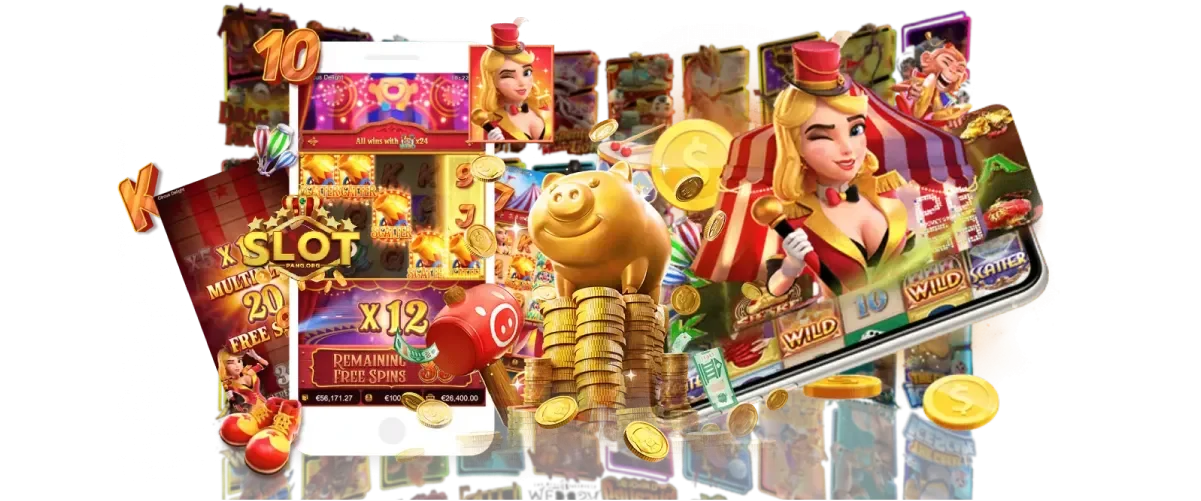แบนเนอร์สล็อตออนไลน์ winlands168 พร้อมตัวละครเกม